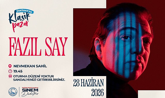 Üsküdar’ın Ödüllü Klasik Pazar Konserleri Fazıl Say ile Yeni Sezona Merhaba Diyor