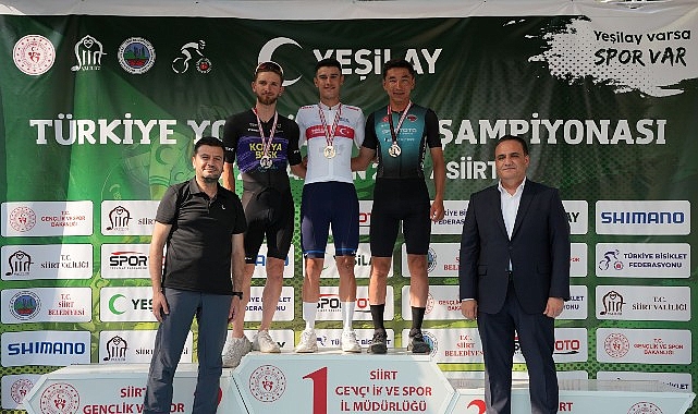 Yeşilay Türkiye Yol Bisikleti Şampiyonası sona erdi Türkiye Şampiyonları Siirt’te belli oldu