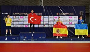 14 Yaşındaki Milli Masa Tenisçimiz Görkem Öçal Avrupa Şampiyonu Oldu