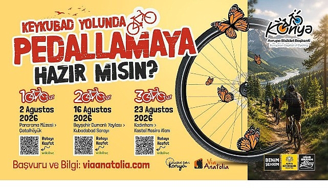 Avrupa Bisiklet Başkenti Konya’da Bisiklet Turları Ağustos Ayında da Devam Edecek
