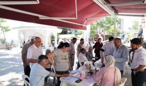 Bağcılar’da camilerde sağlık taraması yapıldı