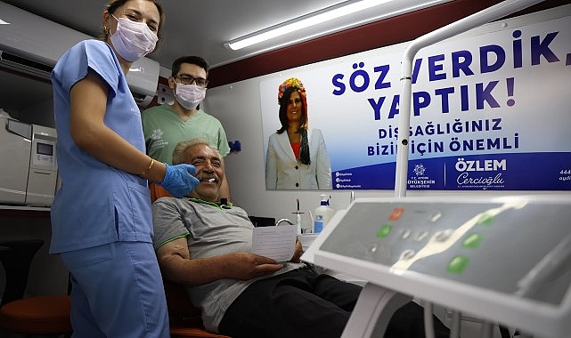 Başkan Çerçioğlu Mobil Ağız ve Diş Sağlığı Hizmetlerini Kentin Dört Bir Yanında Vatandaşlarla Buluşturmayı Sürdürüyor