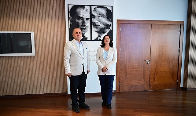 Başkan Çerçioğlu’na İncirliova Belediye Başkanı Aytekin Kaya’dan Ziyaret