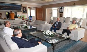 Başkan Topaloğlu, ATSO Başkanı Hacısüleyman ile bir araya geldi
