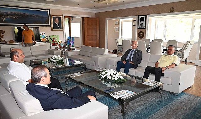 Başkan Topaloğlu, ATSO Başkanı Hacısüleyman ile bir araya geldi
