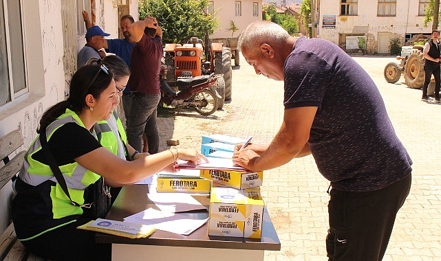 Büyükşehir’den selden etkilenen üreticilere destek
