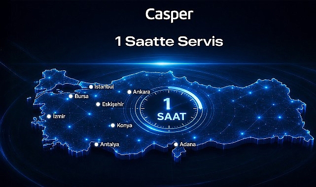 Casper, 11 Yıldır Sürdürdüğü “1 Saatte Servis” Hizmetiyle Türkiye’de Satış Sonrası Hizmetlerde Fark Yaratıyor