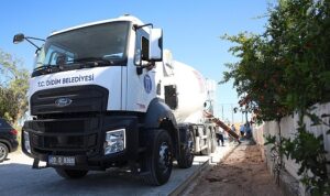 Didim Belediyesi’nin Yeni Beton Mikseri Görev Başında