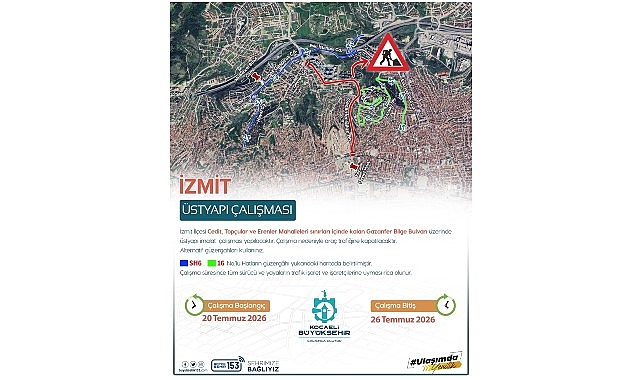 Gazanfer Bilge Bulvarı trafiğe kapatılacak