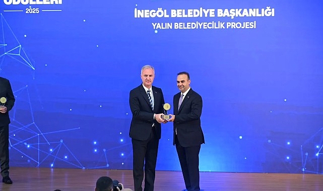İnegöl Belediyesi’nin “Yalın Belediyecilik” Projesine Bakanlıktan Verimlilik Ödülü