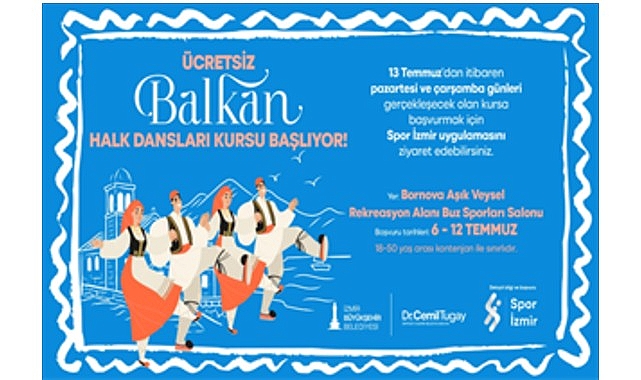 İzmir’de Balkan Halk Dansları kursu başlıyor