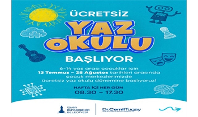 İzmirli çocuklar için renkli yaz tatili