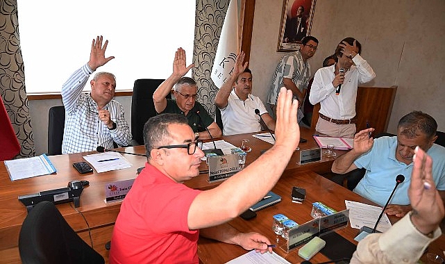 Kemer Belediyesi Temmuz ayı meclisi yapıldı