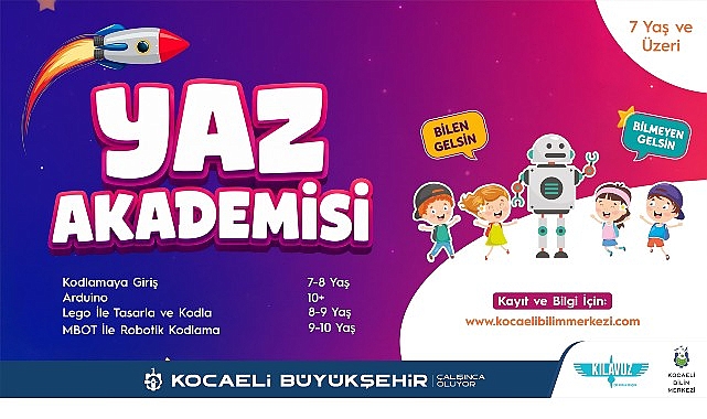 Kocaeli Bilim Merkezi’nde bilim dolu bir yaz
