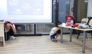 Konaklı çocuklara Afet Farkındalık Atölyesi