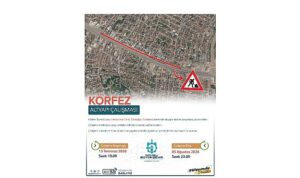 Körfez Cahit Zarifoğlu Caddesi trafiğe kapatılacak