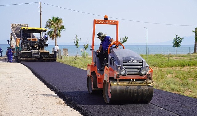 Sakız Ağacı yolunda asfalt tamam, yeni etaplar planlandı