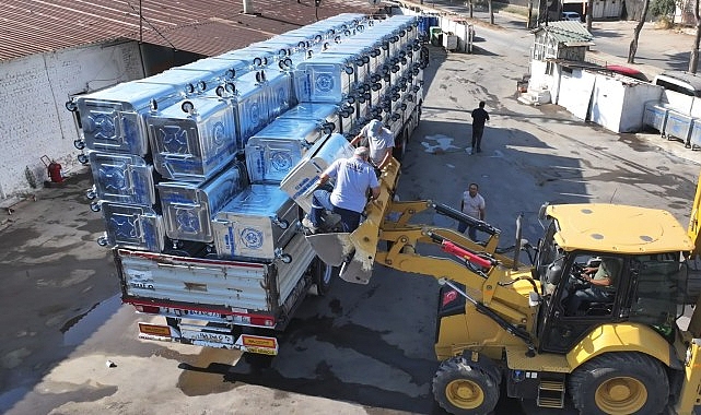 Temiz Manisa İçin Büyükşehir’den 17 İlçeye Konteyner Desteği