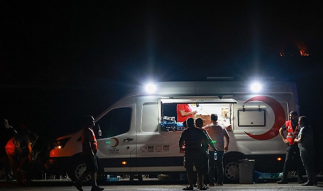 Türk Kızılay, Orman Yangınlarında 26 Noktada Sahada