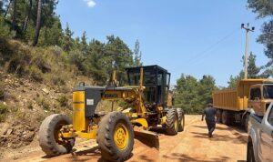 Yayla Kuzdere’de asfalt çalışması başladı