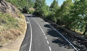Yuvacık Barajı yolu yenilendi